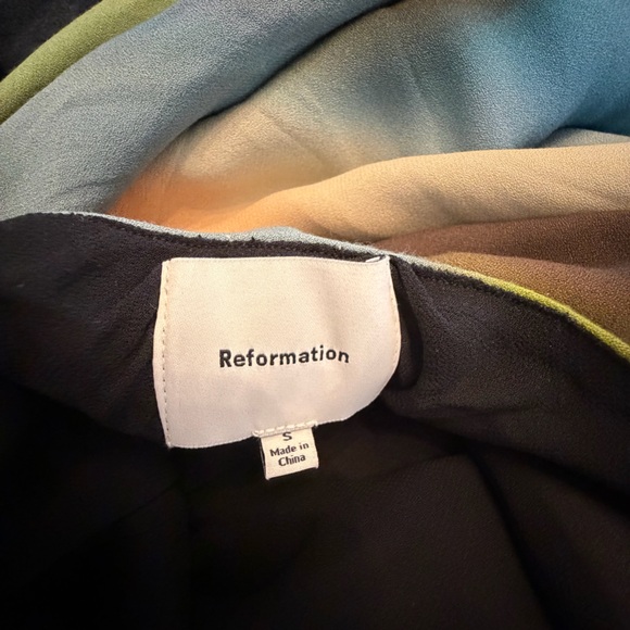 Reformation Joana Dress in Blur - Picture 6 of 6